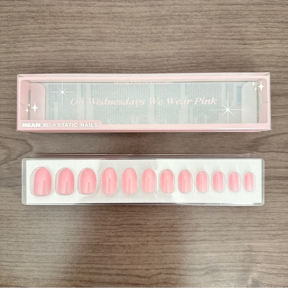 Static Nails Pink Press-On Nails